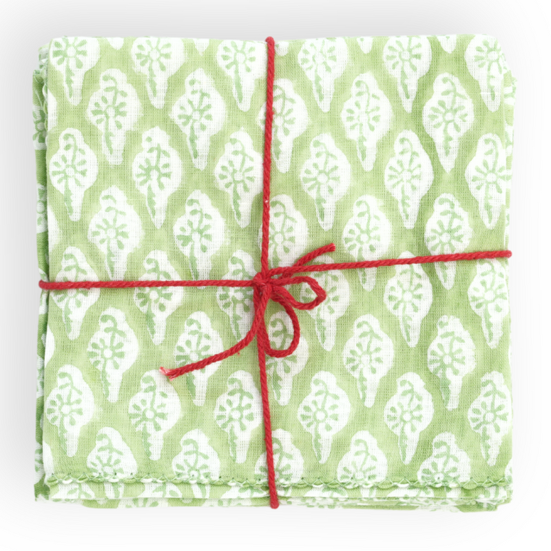 Napkins x4 Primevere Jade