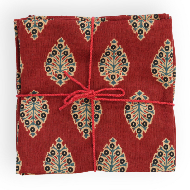 Napkins x4 Foxglove Tomato