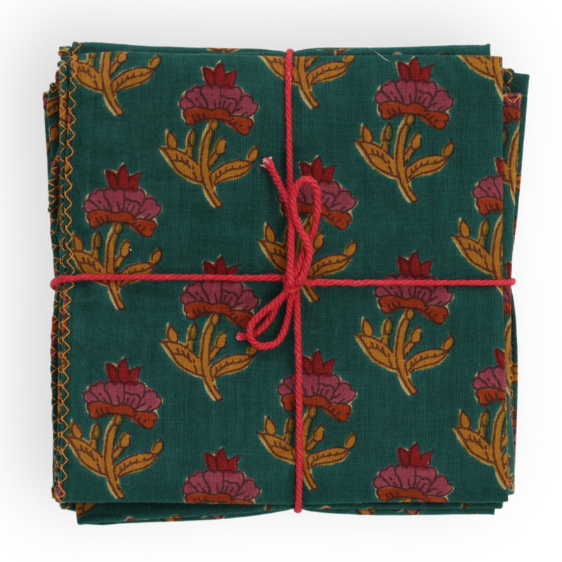 Napkins x4 Oxalis Pond