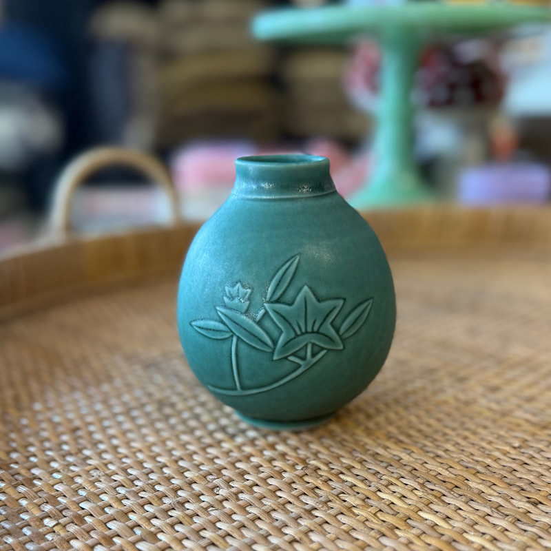 Small Carved Lily Vase