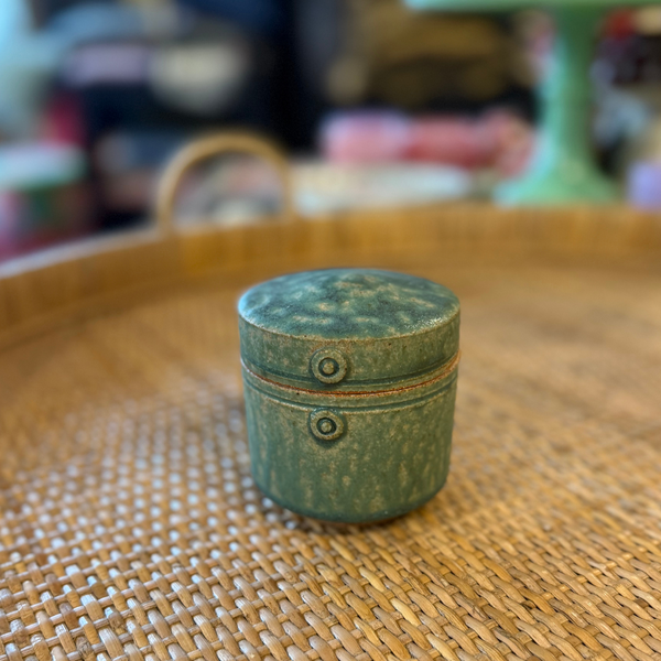 Small Green Ash Jar