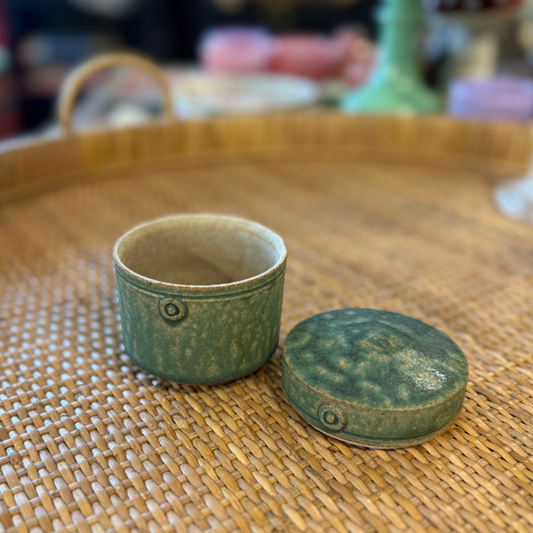 Small Green Ash Jar