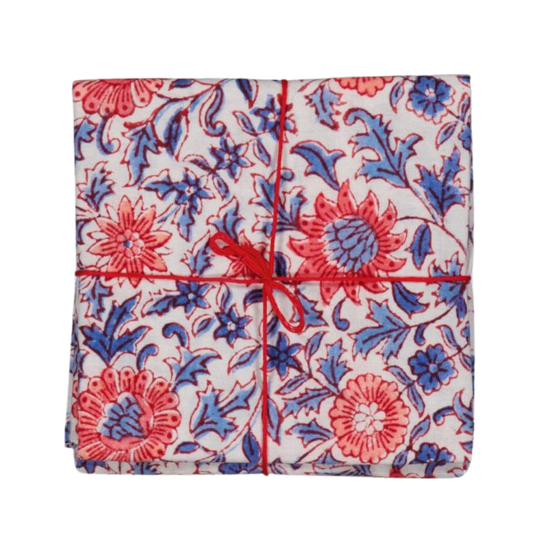 Napkins x4 Eden Cobalt