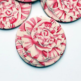 S/4 Flower Coasters