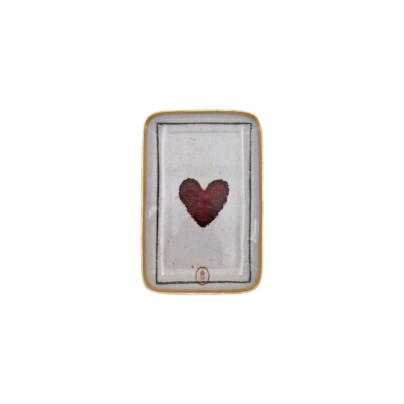 Playing Card Heart Tray