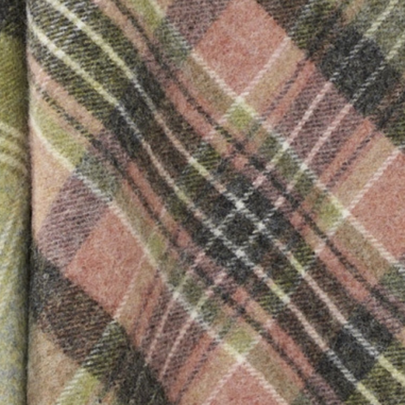 Kintyre Green Shetland Throw