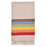 Pride Rainbow Throw, Beige