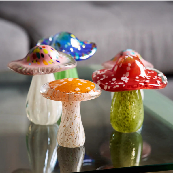 Red Glass Mushroom