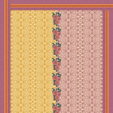 DamDam Tablecloth in Lilac and Gold