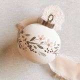Floral Wreath Christmas Ornament