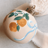 Tuscan Orange Christmas Ornament