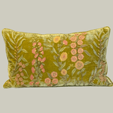 Garden Foliate Green Cushion, 12"x20"