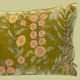 Garden Foliate Green Cushion, 12"x20"