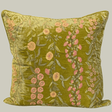 Garden Foliate Green Cushion, 20" x 20"