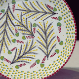 Winter Fern Cake Plate