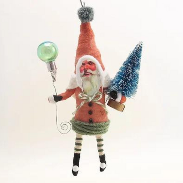 Jolly Santa Ornament