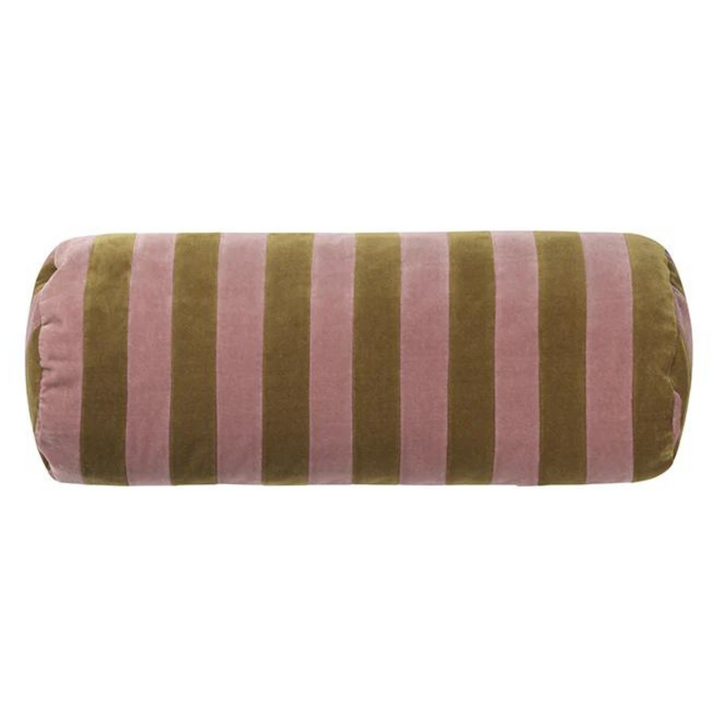 Stripe Bolster - Old/Rose Willow