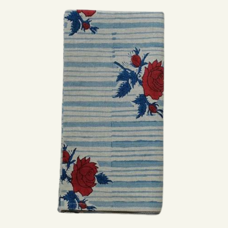 S/4 Supriya Block-printed Napkins