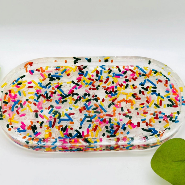 Sprinkle Oval Tray