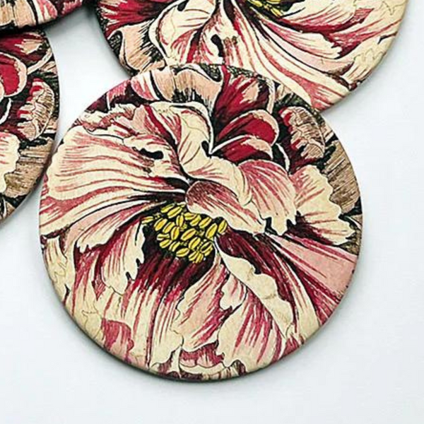 S/4 Flower Coasters