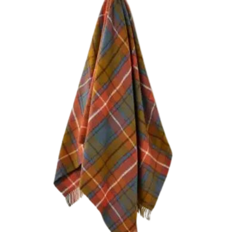 Tartan Throw, Antique Buchanan