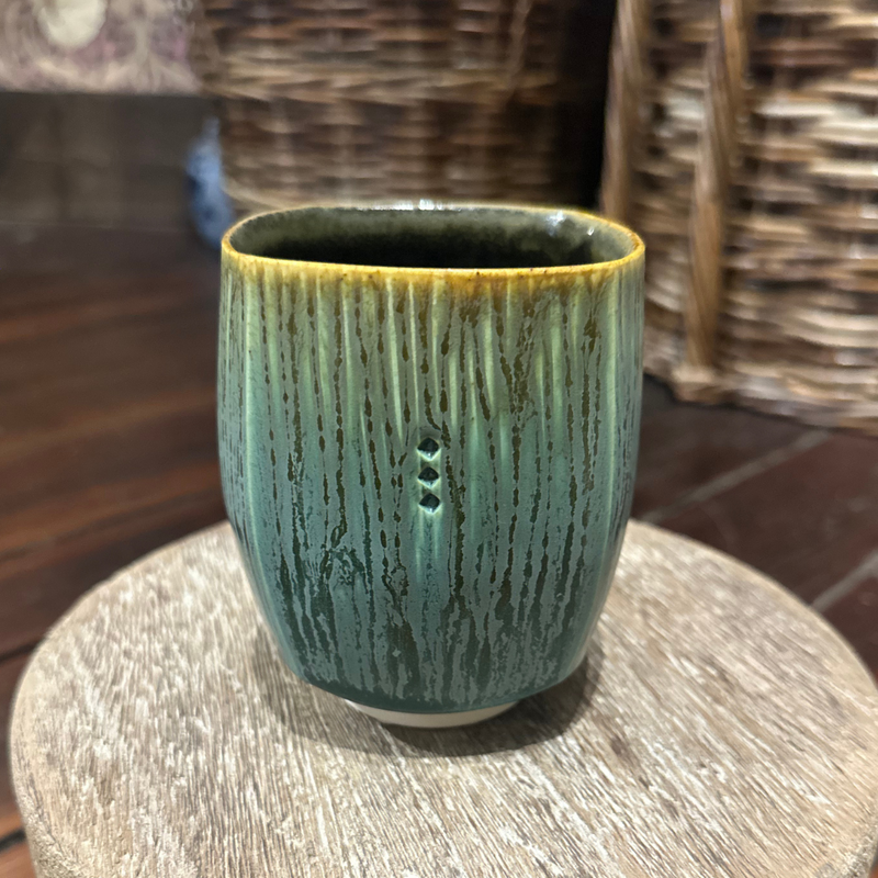 Taller Square Turquoise Cup