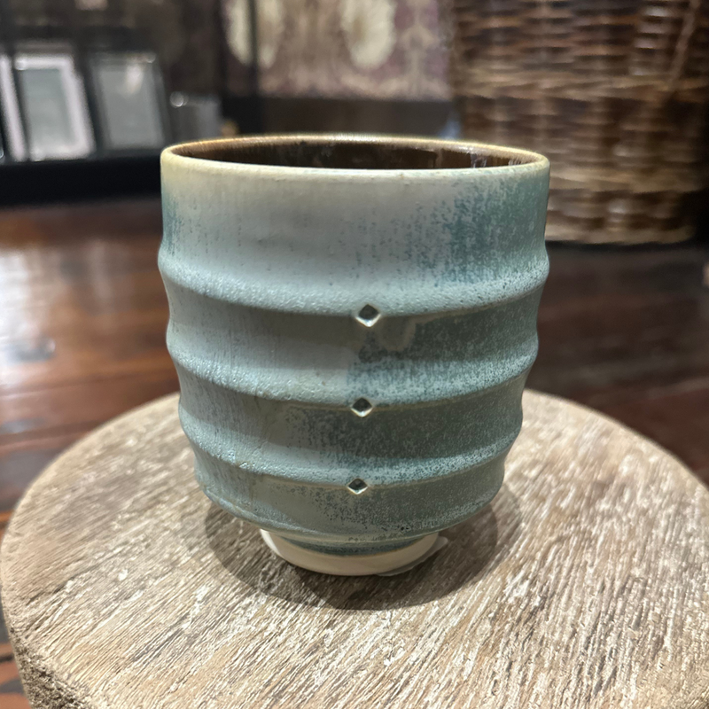 Round Blue Cup