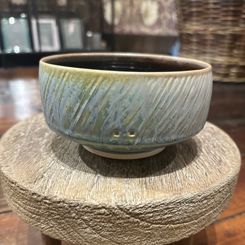 Medium Low Blue Bowl