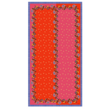 Indonesian Red-Rose Tablecloth