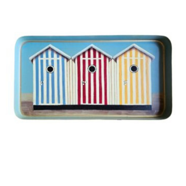 Light Blue Cabins Iron Tray
