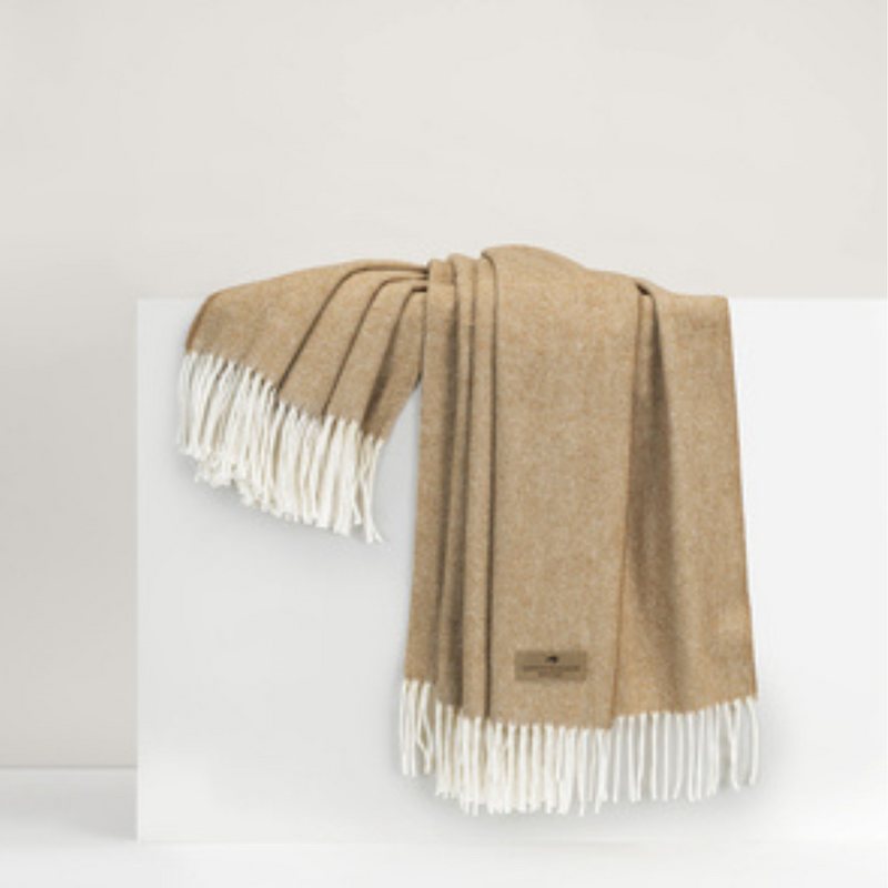 Caramel Italian Throw