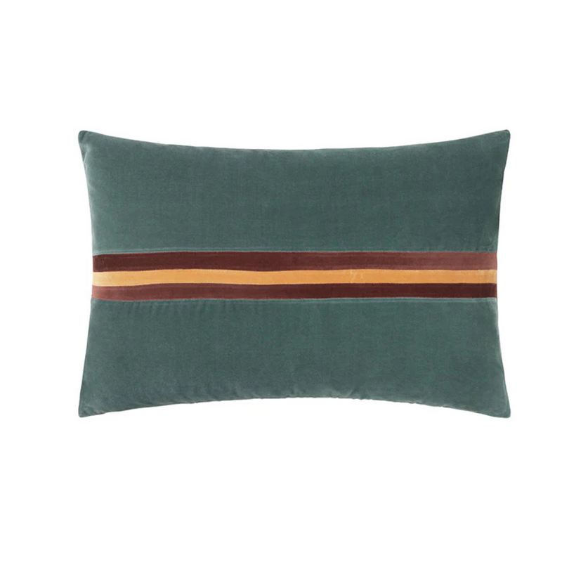 Harlow Pillow - Pale Blue/Prune/Barley