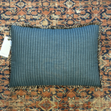 Canard Blue Striped Pillow