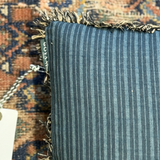 Canard Blue Striped Pillow