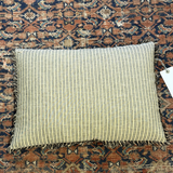 Canard Blue Striped Pillow