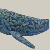 Moira Silk Whale in Riviera Blue