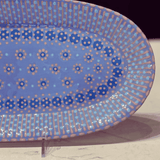 Lilac/Pink Oval Platter
