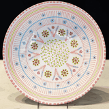 White/Pink Round Fruit Bowl