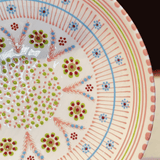 White/Pink Round Fruit Bowl