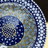 Blue Cake Plate