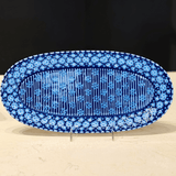 Dark Blue Oval Platter