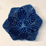 Blue Large Tulip Salad Bowl