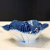 Blue Large Tulip Salad Bowl