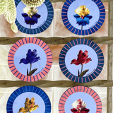 S/6 Paper Bloom Coasters