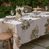 Linen Roses Tablecloth