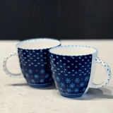 Blue Dots Jumbo Mug