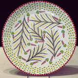 Winter Fern Cake Plate