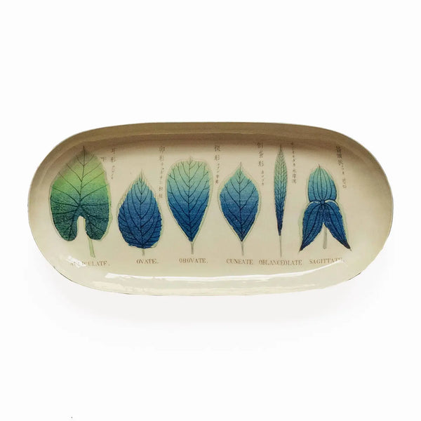 Leaves Enamel Tray