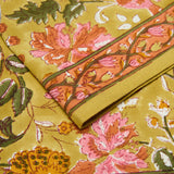 S/4 Damaris Napkins Pink & Mustard