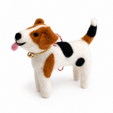 Jack Russell Terrier Felt Ornament